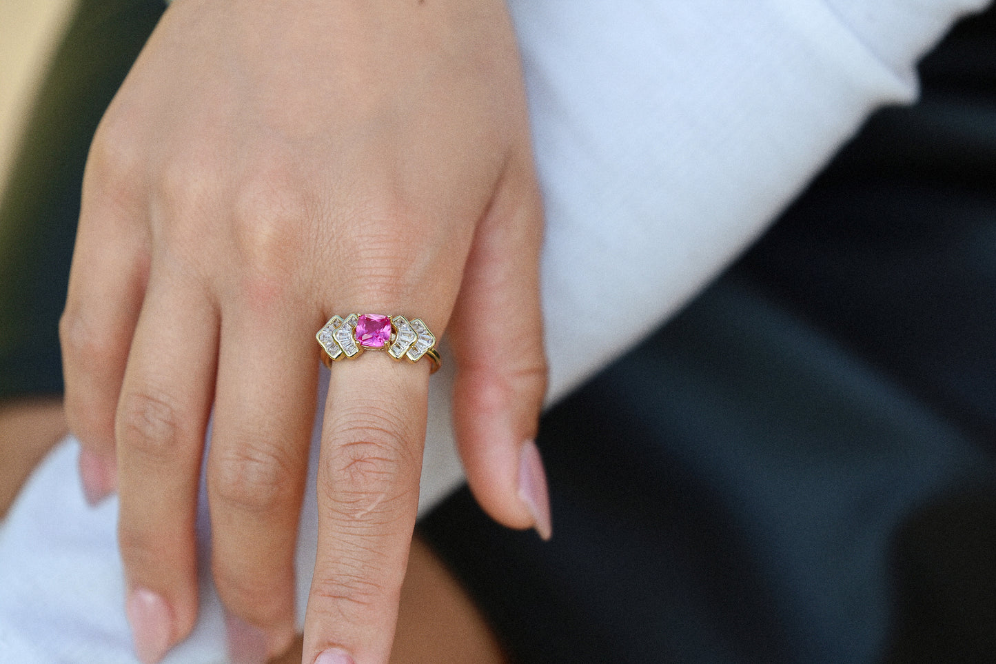The Sapphire Sparkle Ring
