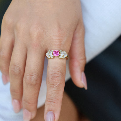 The Sapphire Sparkle Ring