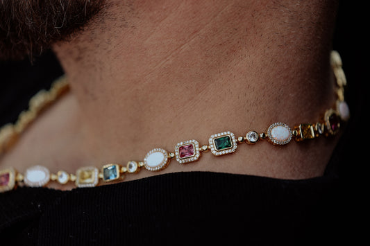 The Regal Gemstone Necklace