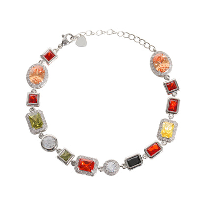 The Celestial Rainbow Bracelet- Silver