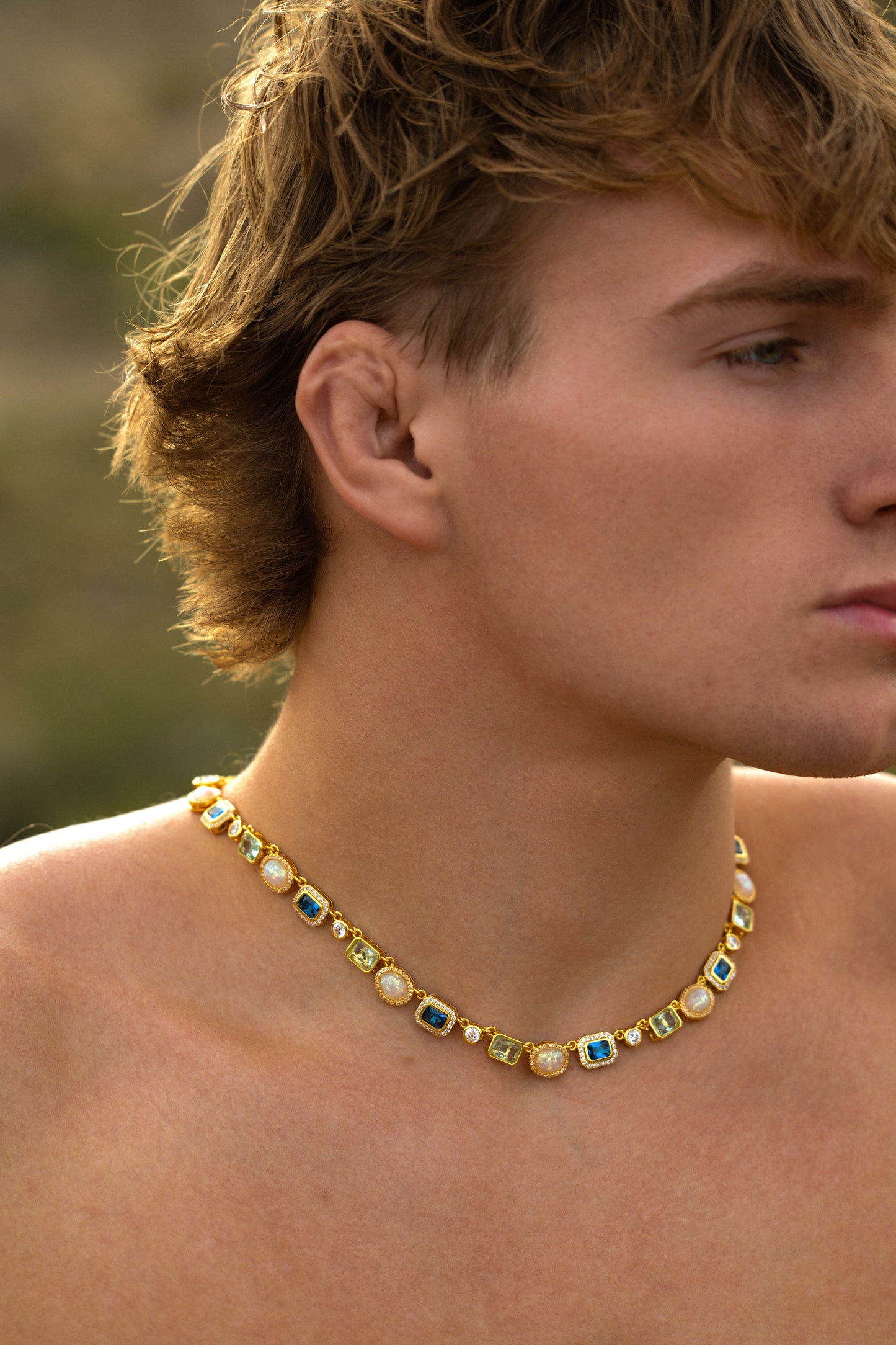 The Celestial Azure Tide Chain - Gold
