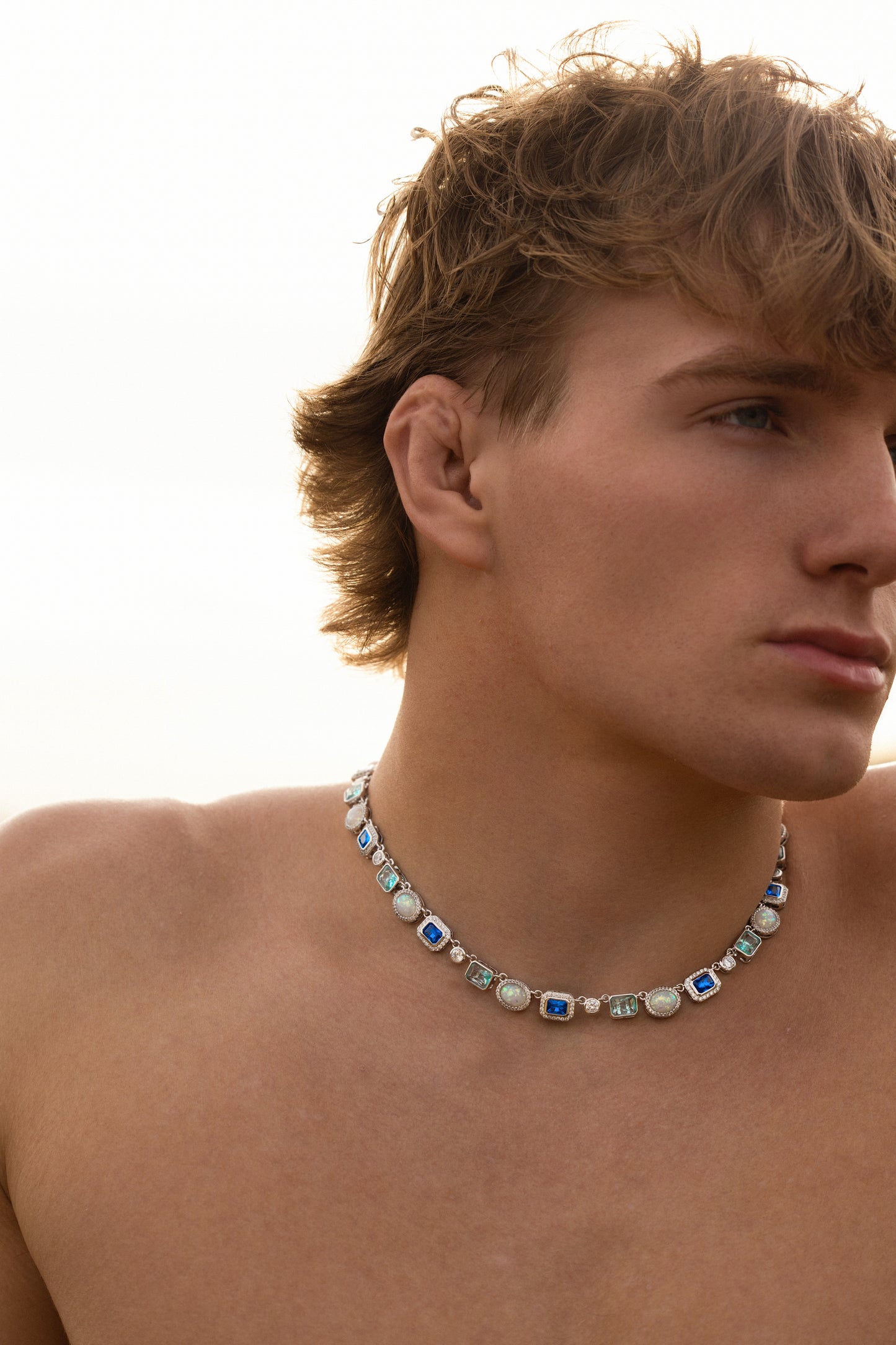 The Celestial Azure Tide Chain - Silver