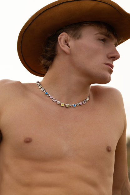 The Celestial Luxe Pearl Chain – Silver