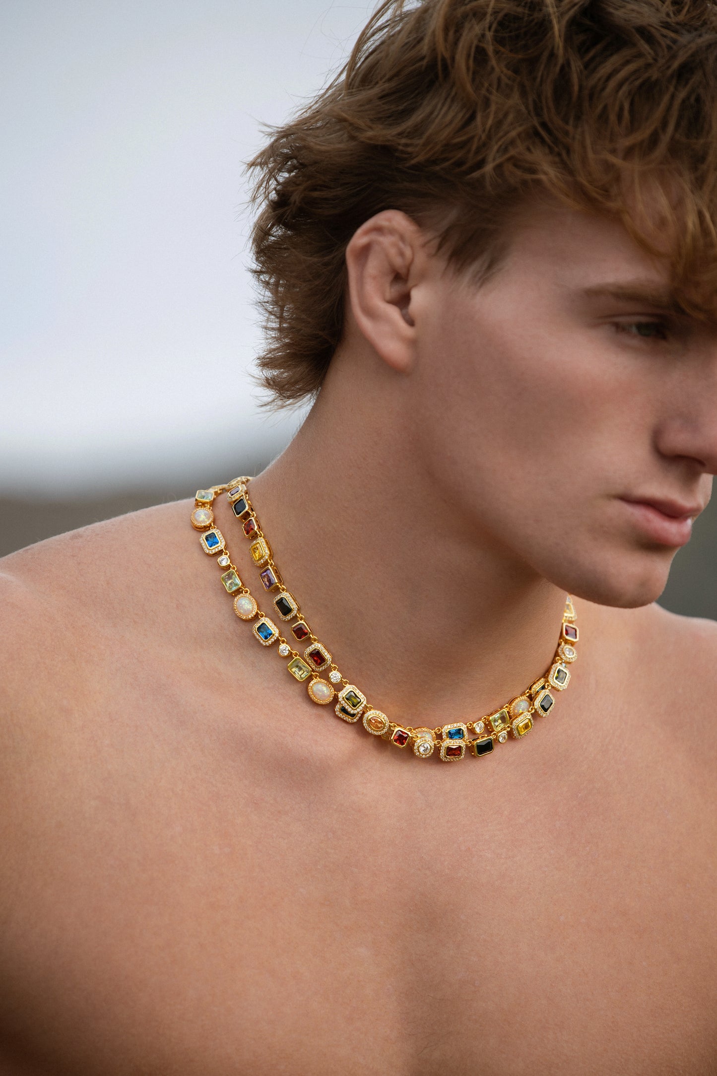 The Celestial Azure Tide Chain - Gold