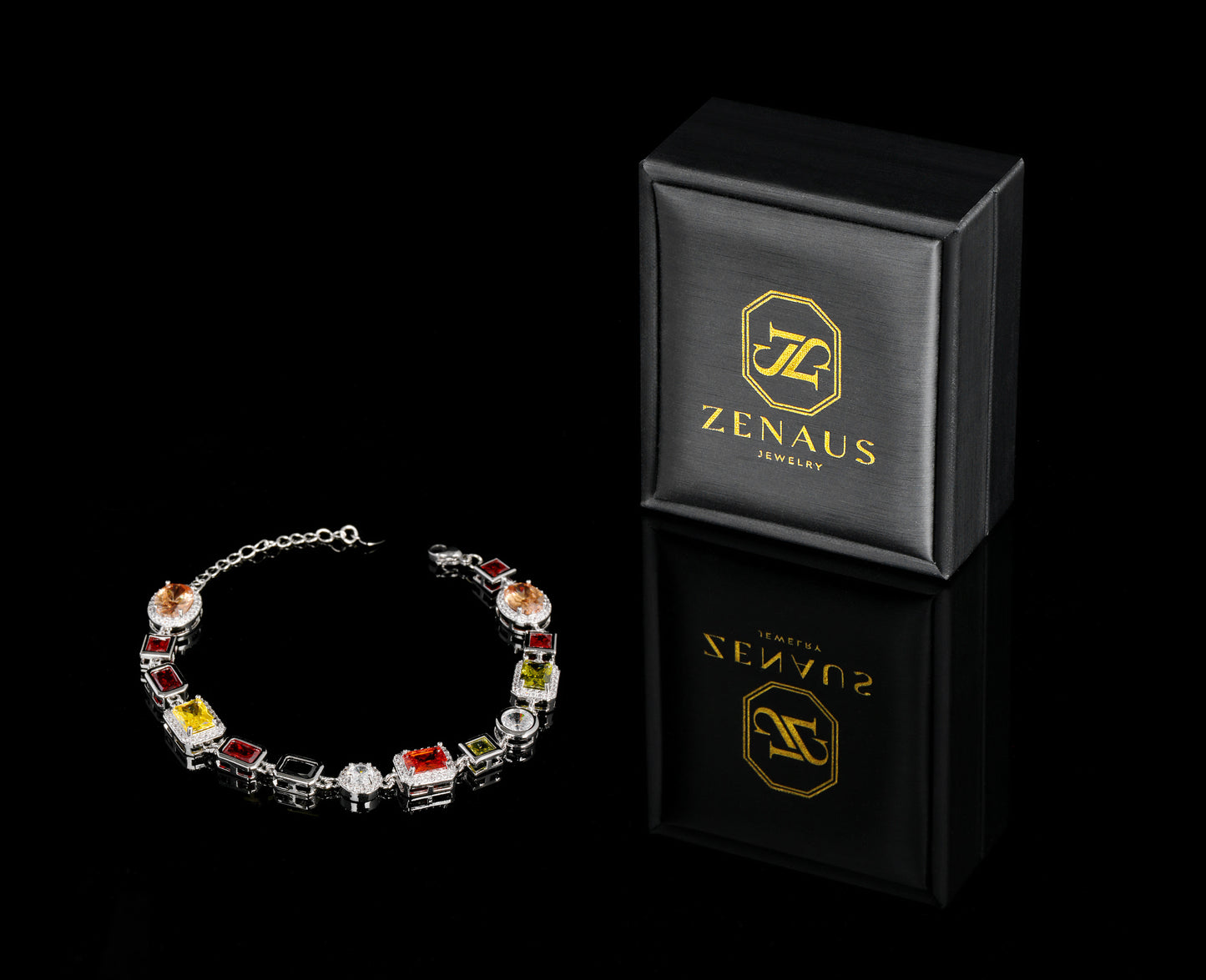 The Celestial Rainbow Bracelet- Silver