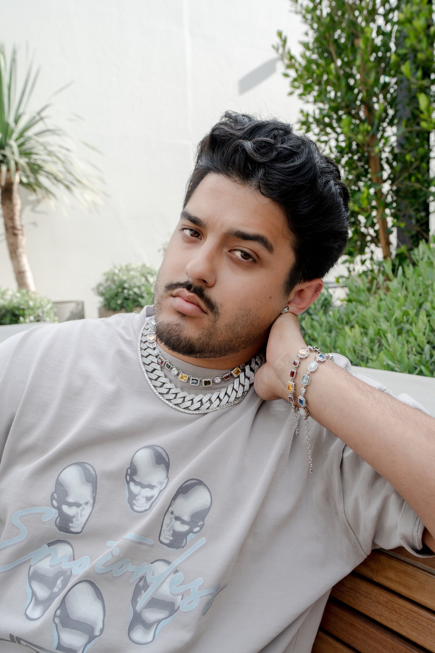 20MM Iced Cuban Chain – Razor Edge Edition Silver