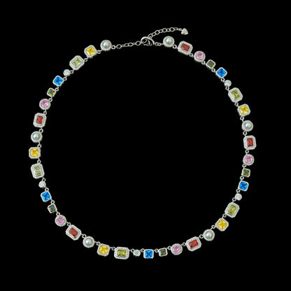 The Celestial Luxe Pearl Chain – Silver