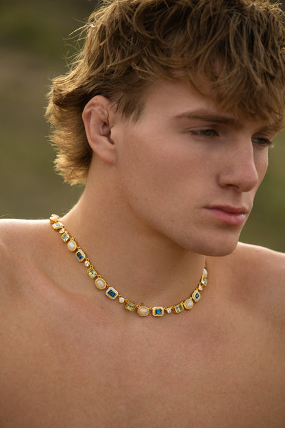 The Celestial Azure Tide Chain - Gold