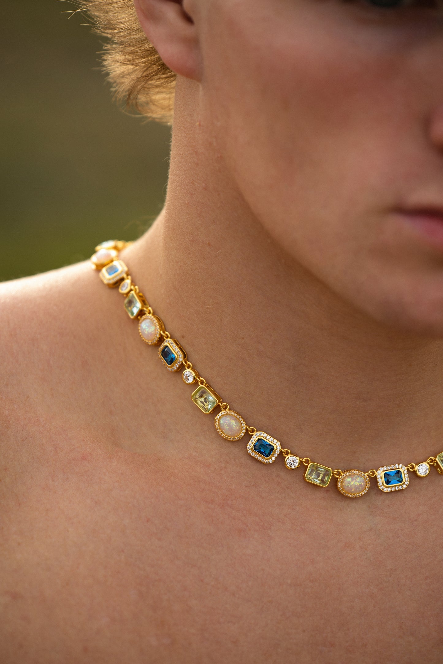The Celestial Azure Tide Chain - Gold
