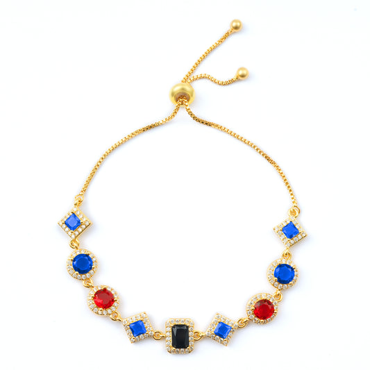 Adjustable Gemstone Bracelet