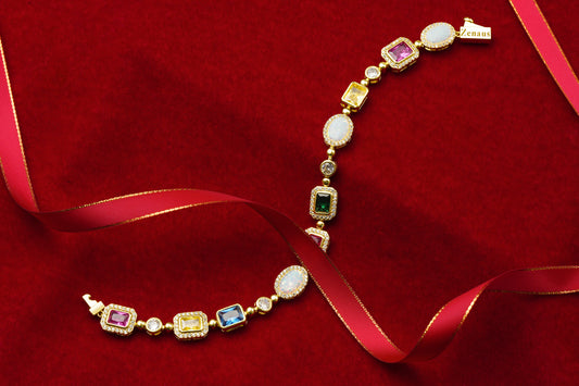 The Regal Gemstone Bracelet