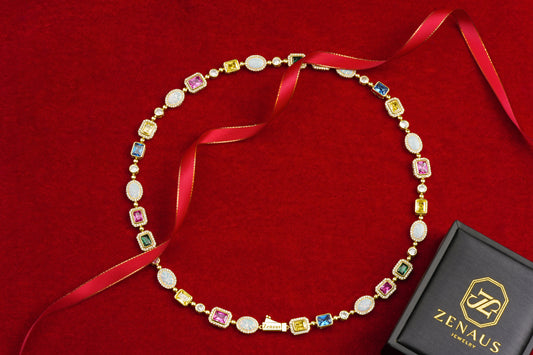 The Regal Gemstone Necklace