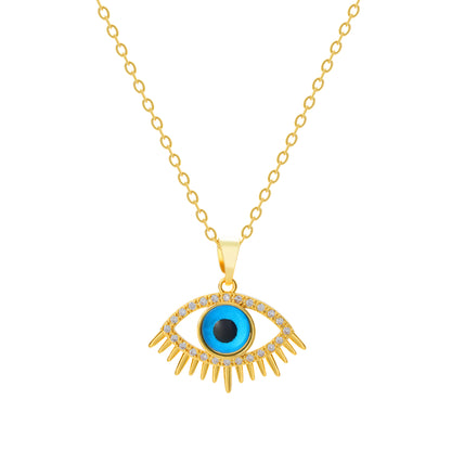 The Golden Guardian Eye Necklace
