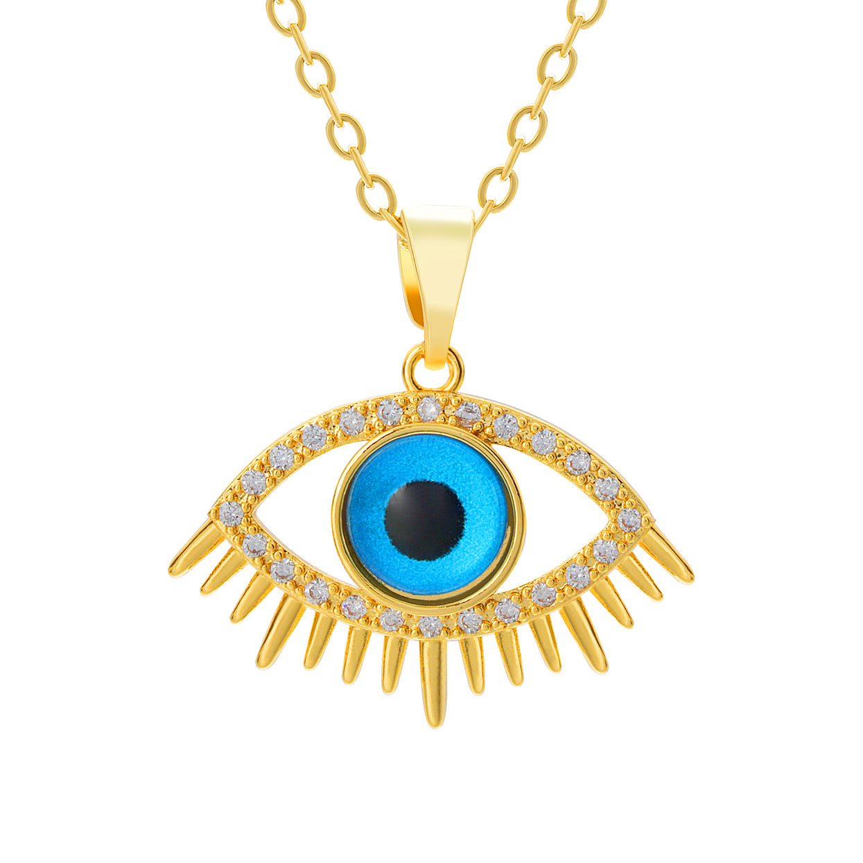 The Golden Guardian Eye Necklace