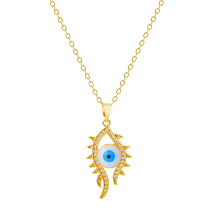 The Abstract Guardian Eye Necklace
