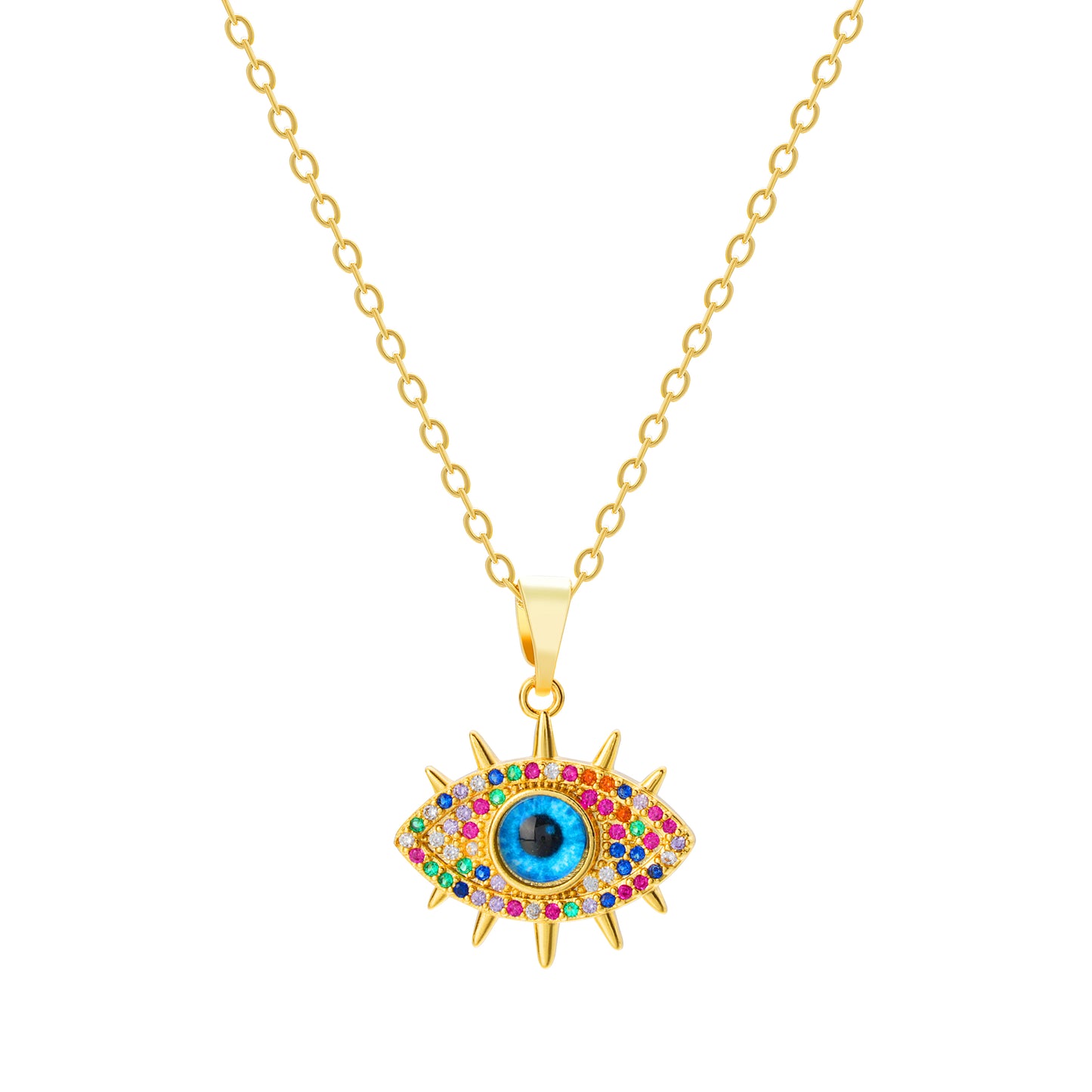 The Vibrant Guardian Eye Necklace