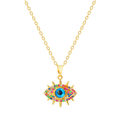 The Vibrant Guardian Eye Necklace