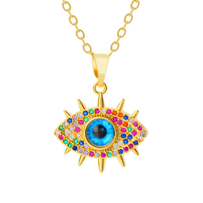 The Vibrant Guardian Eye Necklace