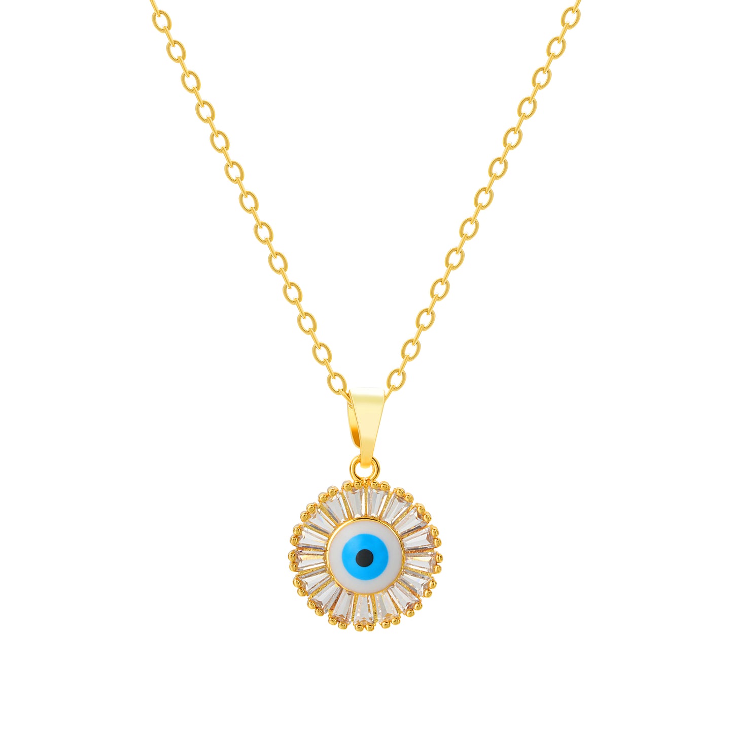 The Aurora Guardian Eye Necklace