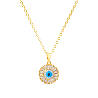 The Aurora Guardian Eye Necklace