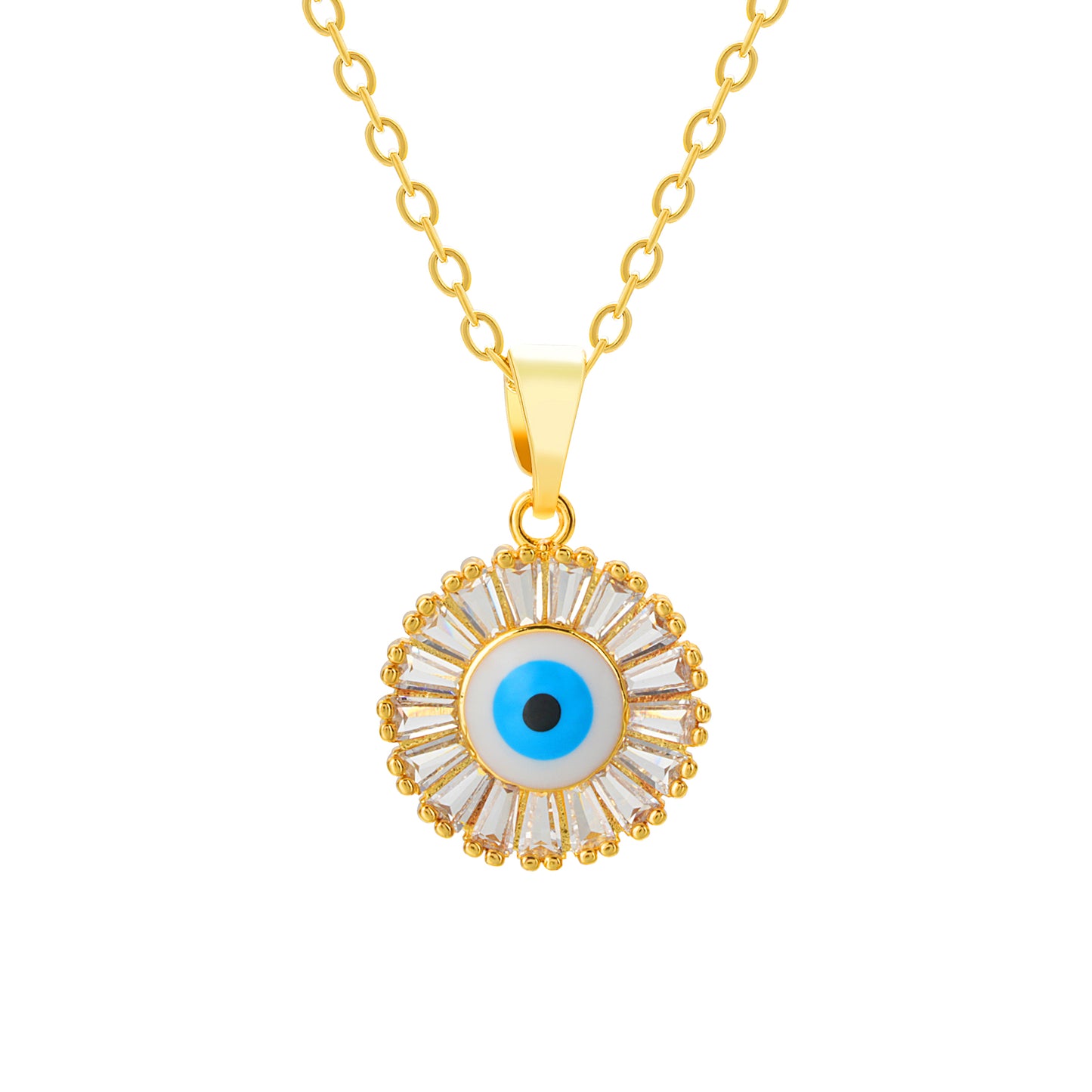 The Aurora Guardian Eye Necklace