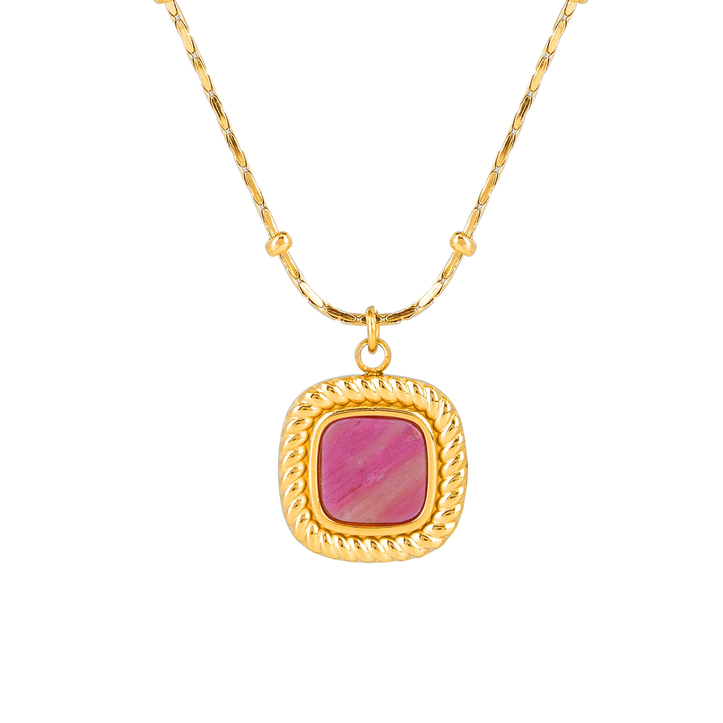 The Gilded Square Pendant