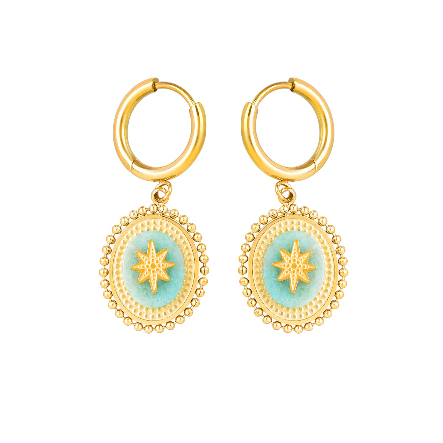 The Golden Aura Earrings
