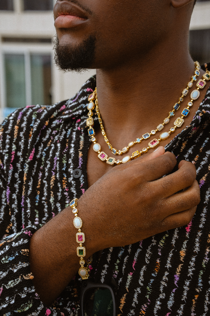 The Regal Gemstone Bracelet