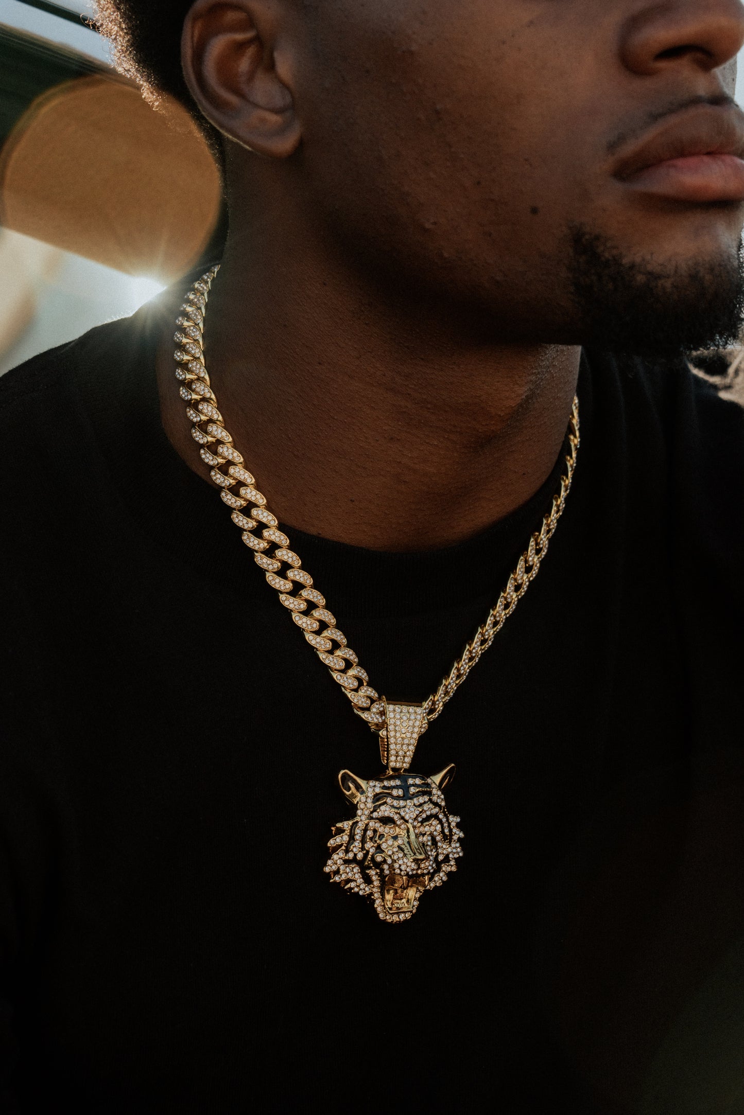 The Iced Tiger Pendant