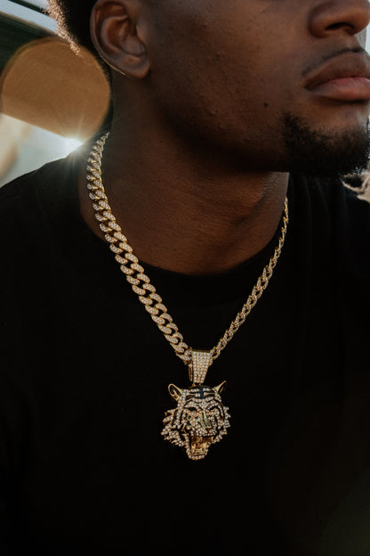 The Iced Tiger Pendant