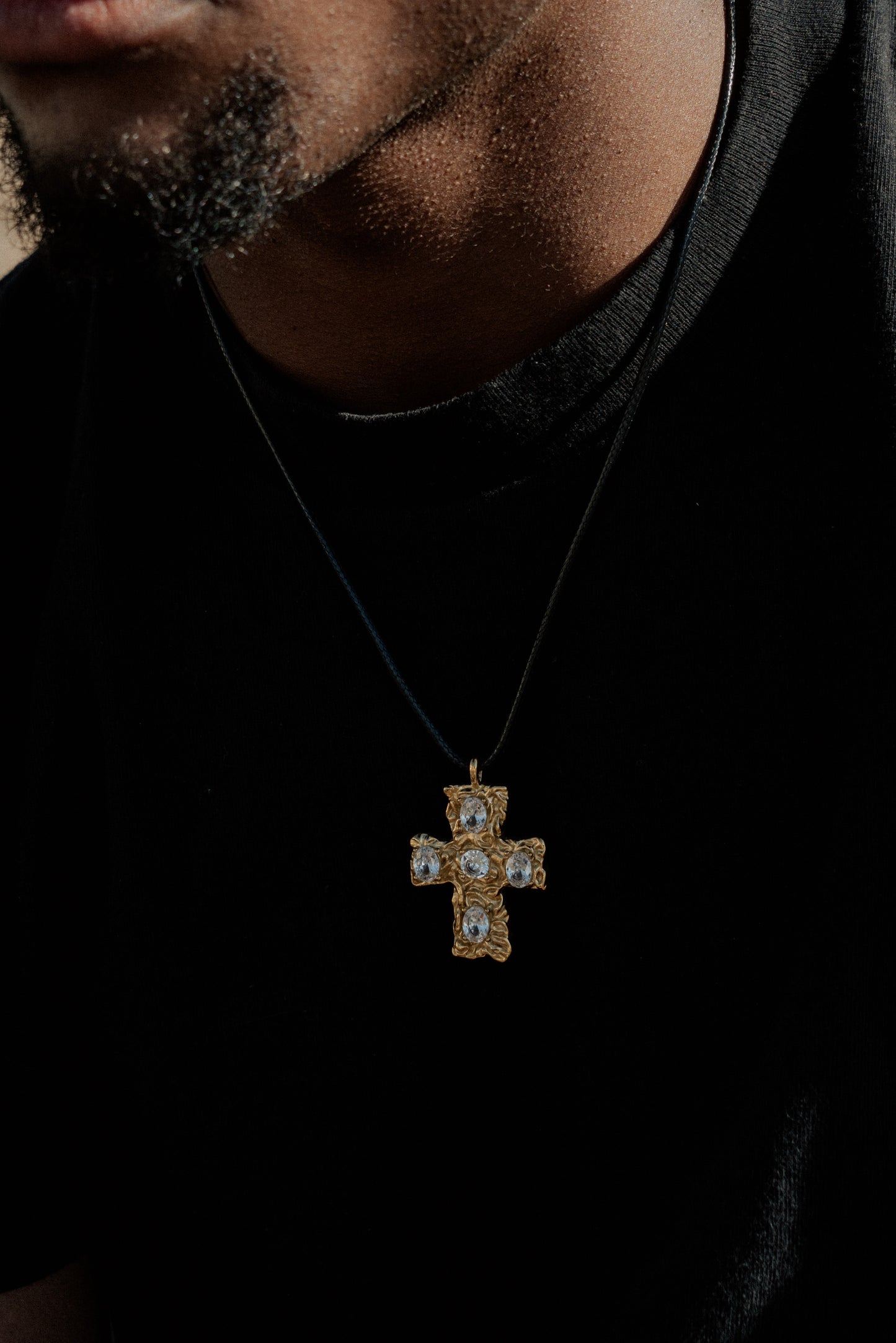 The Iced Grace Cross Pendant