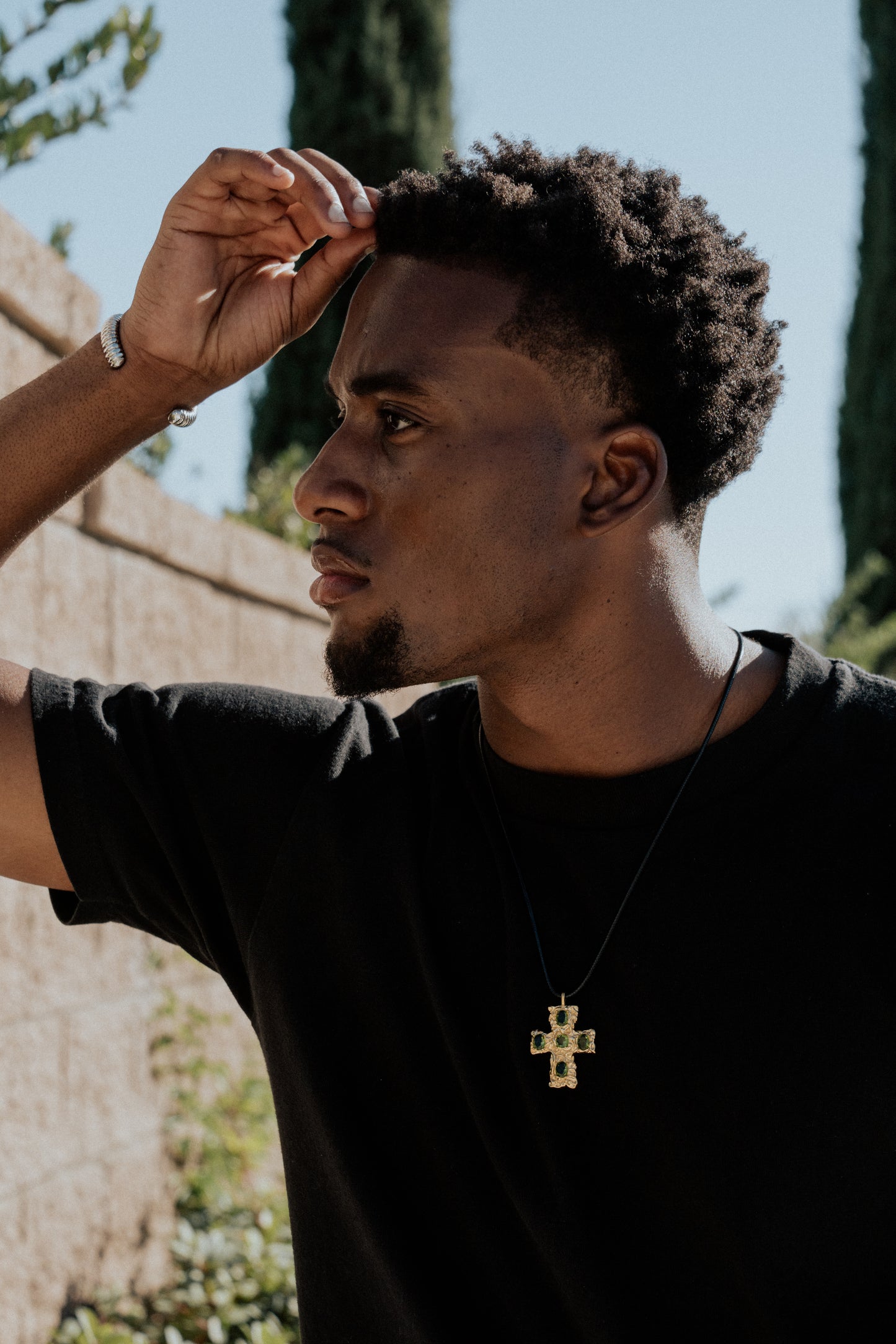 The Verdant Cross Pendant