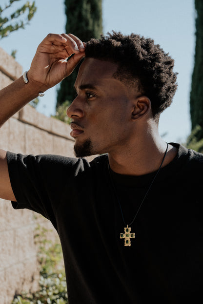 The Verdant Cross Pendant
