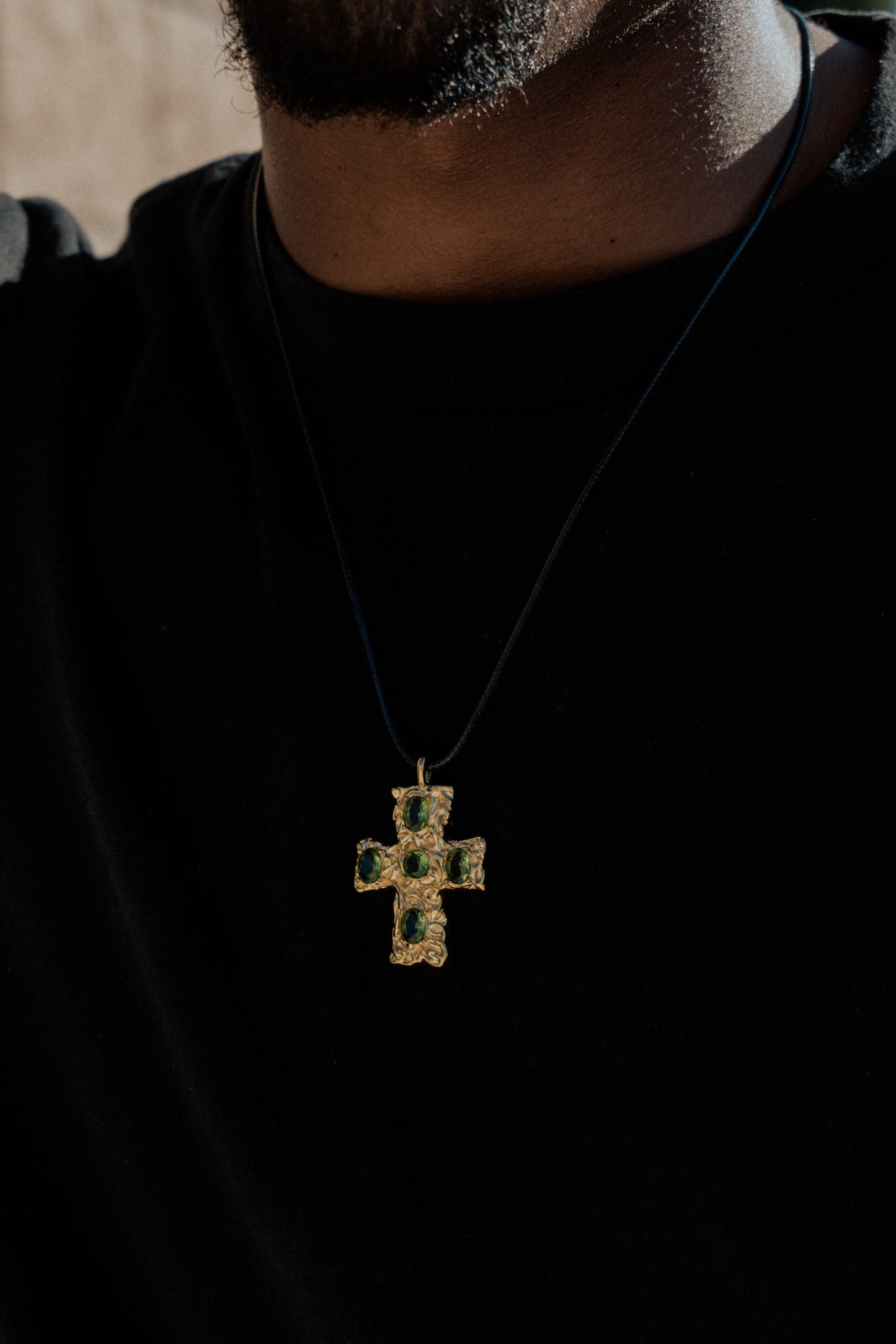 The Verdant Cross Pendant