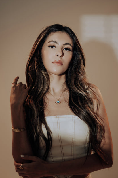 The Golden Guardian Eye Necklace