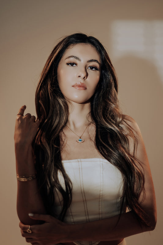 The Golden Guardian Eye Necklace