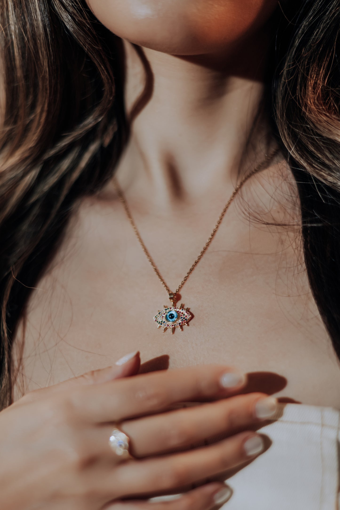 The Vibrant Guardian Eye Necklace