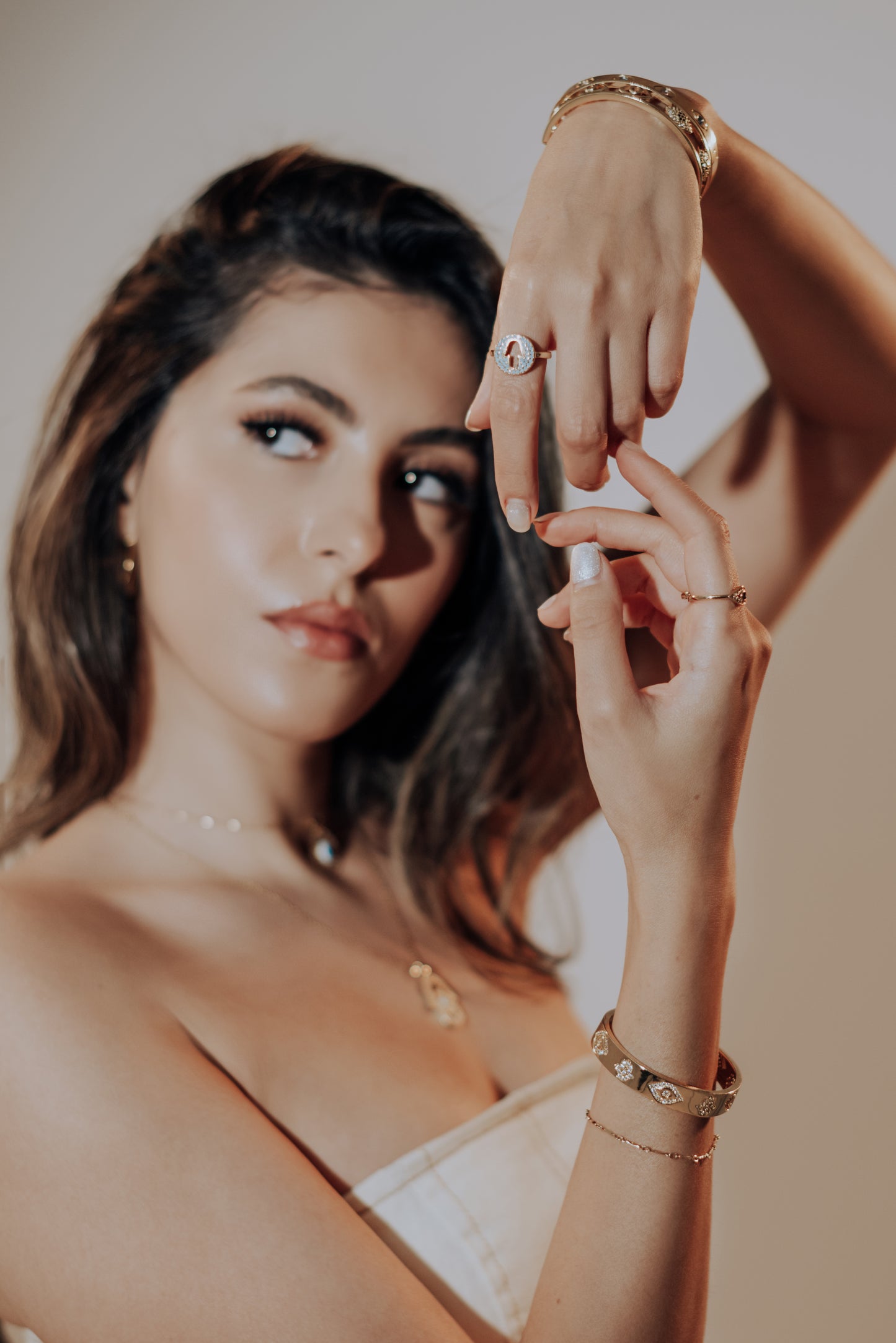 The Golden Guardian Eye Bracelet