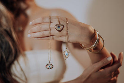The Heartfelt Guardian Eye Necklace