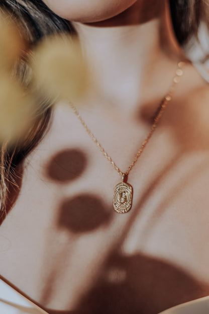 The Golden Zodiac Necklace - Pisces