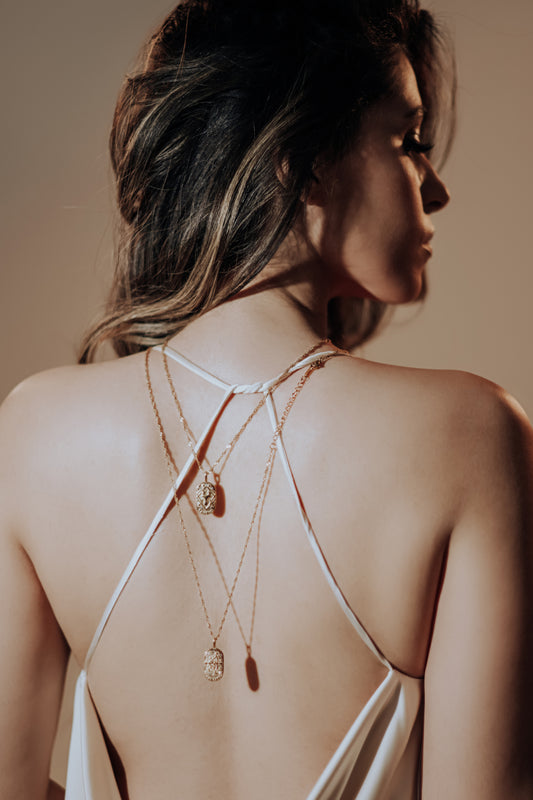 The Golden Zodiac Necklace - Sagittarius