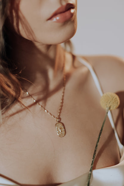 The Golden Zodiac Necklace - Capricorn
