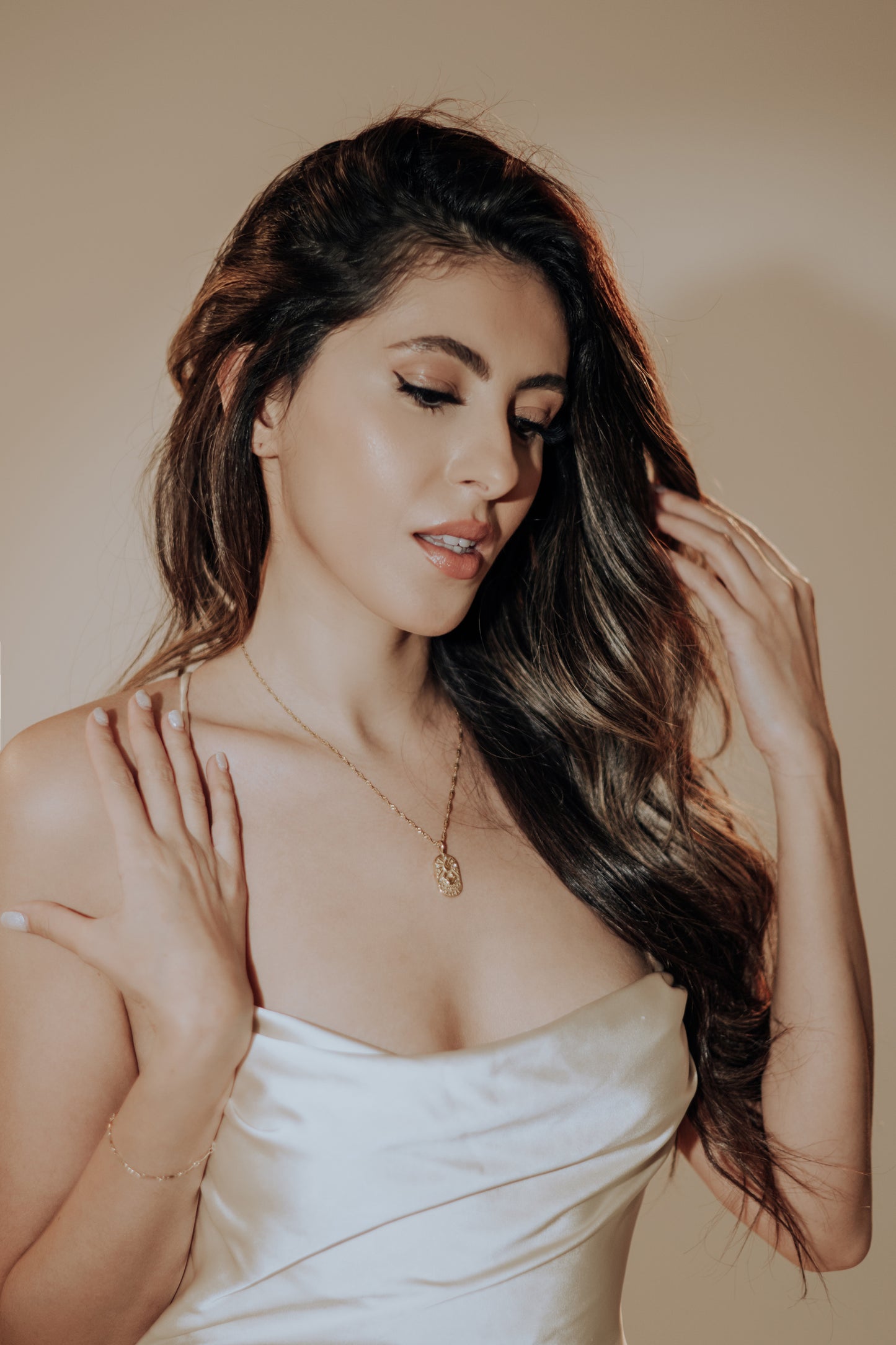 The Golden Zodiac Necklace - Cancer