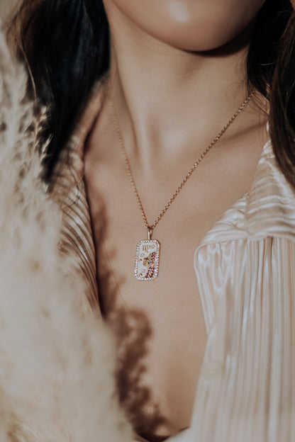 The Diamond Zodiac Necklace - Virgo