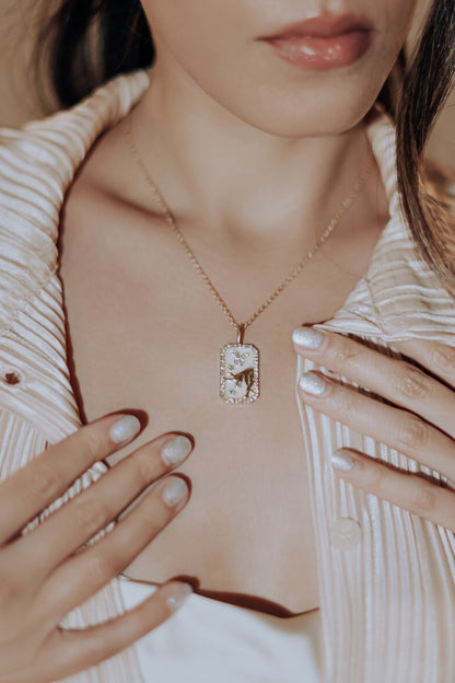 The Diamond Zodiac Necklace - Taurus