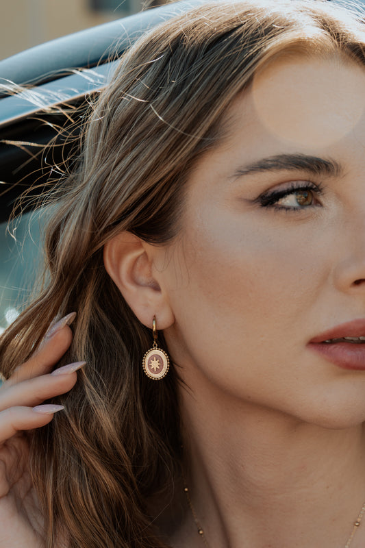 The Golden Sunburst Earrings