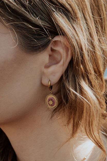 The Golden Sunburst Earrings