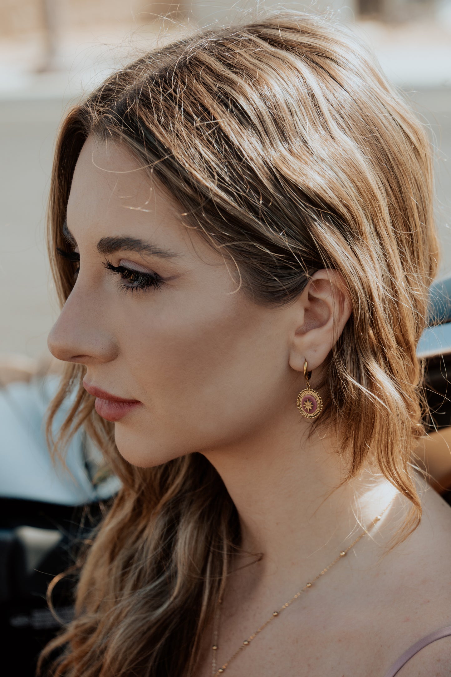 The Golden Sunburst Earrings