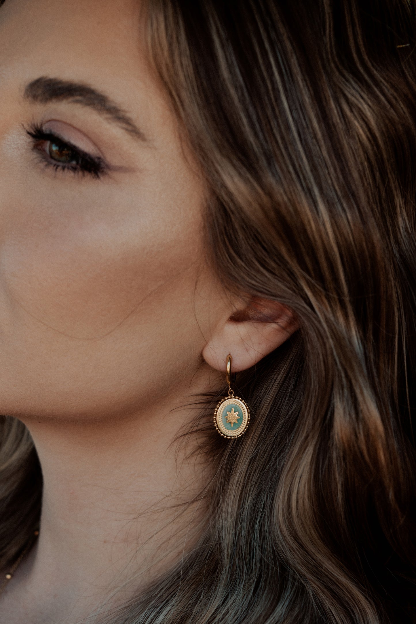 The Golden Aura Earrings