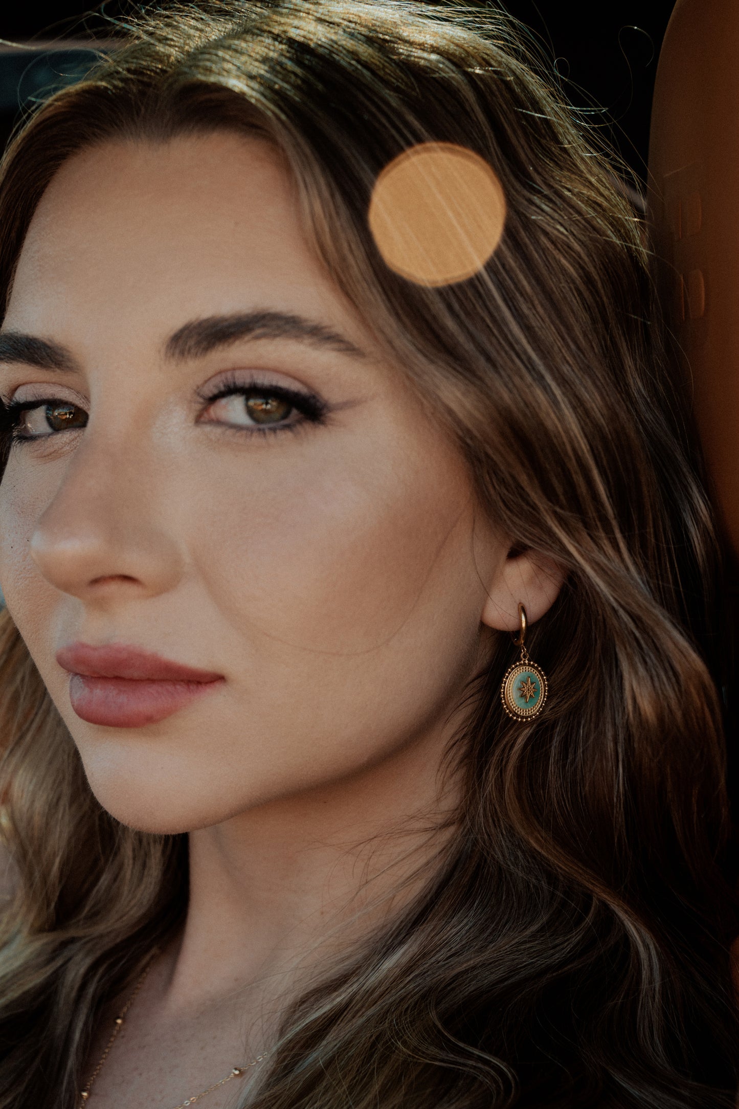 The Golden Aura Earrings